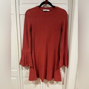 Abercrombie Bell Sleeve Ribbed Dress